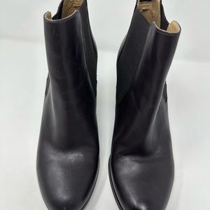 Michael Kors Brown Leather Ankle Boots, Size 10
